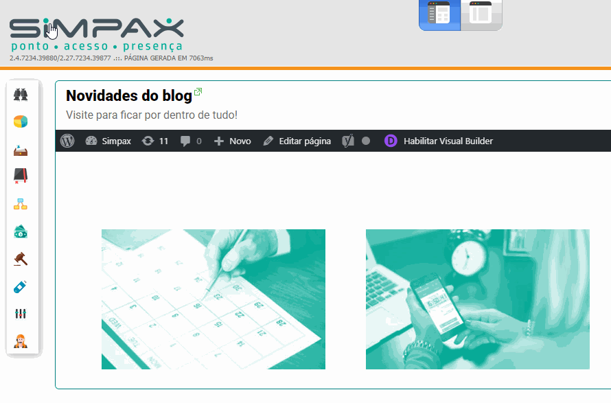 relógio de ponto biométrico com software - Simpax