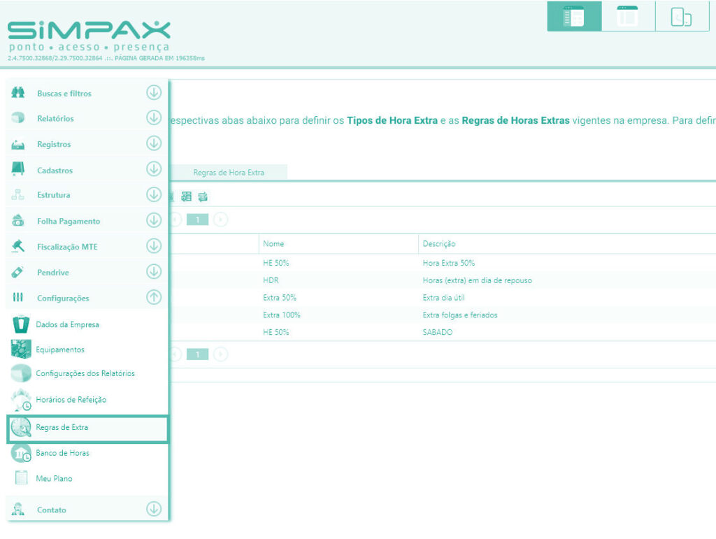Novo Recurso - Regras de Hora Extra por Funcionário